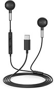 Resim USB C kulaklık, iPhone 16 Pro Max için, kulak içi kulaklık, Tip C kablolu, mikrofonlu ve ses ayarlı, iPhone 15 16, Samsung S24 S23 S22 Plus Ultra, A55/Note 20/10/Oneplus/Google için 