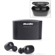 Resim Bluedio Tws T-elf Bluetooth Sürüm 5.0 Kulaklık Şarj Kabinli Kulak İçi Bluetooth Kulaklık Siyah 