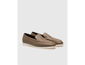 Resim Cabani Hakiki Deri Vizon Erkek Loafer 
