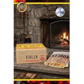 Resim Doğal Çam Çırası - Şömine, Mangal ve Soba Için Hızlı Tutuşturucu 2 Kğ 