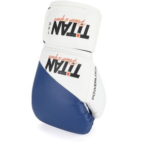 Resim Mavi Beyaz Boks Eldiveni 001 