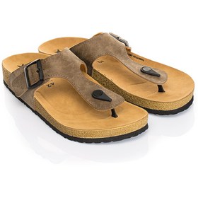 Resim Twigy Daniel Erkek Parmak Arası Terlik Vizon 41/45 