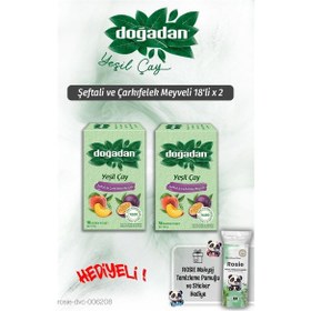 Resim Doğadan 2'li Şeftali Ve Çarkıfelek Yeşil Çay 18'li Ve Rosie 