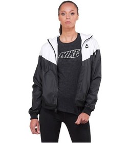 Resim Nike Ar3092-010 Windrunner Kapüşonlu Kadın Mont-7472 Siyah 
