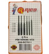 Resim Rico 6 Parça Konik Zımba Seti 