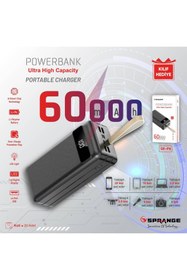 Resim SPRANGE Sr-p8 60000 Mah 4 Usb Girişli Powerbank 