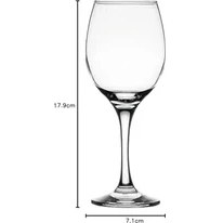 Resim River Maldıve Şarap Kadehı 250 cc 6'lı Hediyelik Kutu 