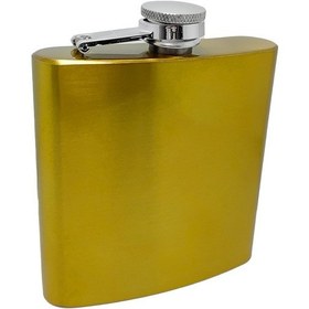 Resim Çelik Sarı 6 Oz 180 Ml İçki Matarası Py49sr 