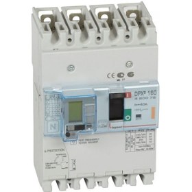 Resim Legrand Dpx³ 160Serisi Kaçak Akımlı Kompakt Şalter 4 Kutup Icu:25Ka - 40A 400V Ac - 420072 
