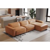 Resim hoom concept ORLANDO DERİ ÜÇLÜ SAĞ KÖŞE KOLTUK 