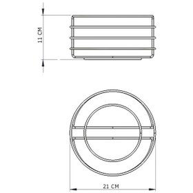 Resim Edora Home Gold Paslanmaz Yuvarlak Ekmek Sepeti Makrome - Çok Amaçlı Metal Gold 