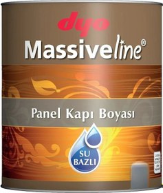 Resim Massiveline Su Bazlı Panel Kapı Boyası Beyaz 2,5 Litre 