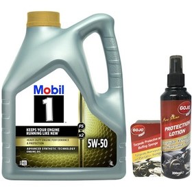 Resim Mobil 1 Fs X2 5W-50 Gelişmiş Tam Sentetik Motor Yağı 4 L + Gojo Araç Bakım Seti 