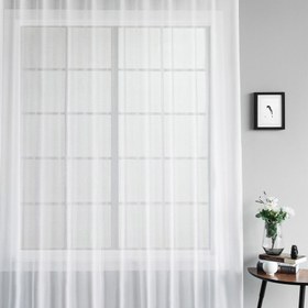 Resim Garden Devin Tül Perde - Kırık Beyaz - 300x270 cm 
