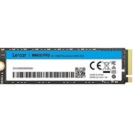 Resim Lexar NM610PRO LNM610P500G-RNNNG 500 GB PCIe Gen3 x4 3300-1700 MB/s M.2 SSD 