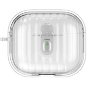 Resim Airpods Uyumlu 4 Kılıf Kenarları Renkli Şeffaf Dilimli Silikon Airbag 40 Kılıf Şeffaf 
