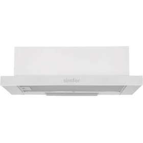 Resim Simfer 8505 Çift Motorlu Sürgülü 60 Cm. Aspiratör - Beyaz 
