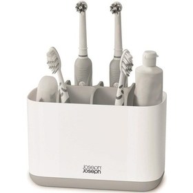 Resim Joseph Joseph Büyük Easy-store Diş Fırçalık - Beyaz/gri Beyaz - Gri 