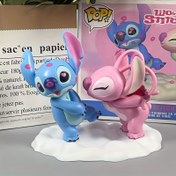 Resim 2 adet Stitch ve Angel Bebekleri - Sevimli Mavi ve Pembe Stitch Çift PVC Anime Figürinleri, Noel, Cadılar Bayramı, Mezuniyet, Şükran Günü Hediyeleri için Mükemmel, Yatak Odası Dekoru, Anime Oda Dekoru için İdeal | Canlı Tasarım | Detaylı Özellikler, Stitch Oyuncakları 