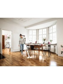 Resim Karcher EWM 2 Şarjlı Zemin Temizleme Makinesi Dikey Kullanım Şekli ile 0.7 L Toz Haznesi 