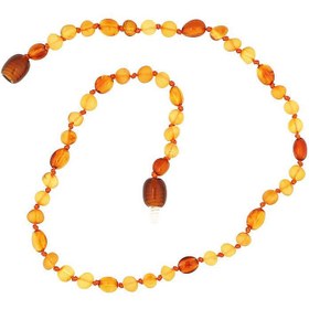 Resim Baby Drop Amber Teeth Necklace 