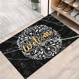 Resim Monnhein Kapı Önü Paspası - Modern ve Şık Kapı Paspası | Ev, Ofis ve Dış Mekân Kullanımı İçin (Gold Elegance) 40x60 
