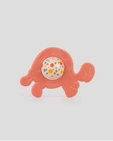 Resim Sevimli Kaplumbağa Diş Kaşıycı Çıngırak - Somon 