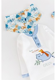 Resim Babymod Orman Temalı 5 Parça Erkek Bebek Hastane Çıkışı Bebek Takımı 001 
