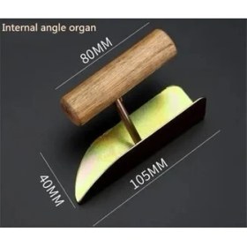 Resim Mingjin Shop 1 B Tarzı Ahşap Saplı Macun Bıçak Kazıyıcı Alçıpan Köşe Kürek Yin ve Yang Kazıyıcı Boya Çektirme Diatom Çamur Ev Inşaatı Aracı (Yurt Dışından) 