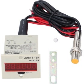 Resim Tenfowee Endüstriyel Dijital Sayaç - Sensör, Seviye Ve Temaslı Sayım, 999999 Aralığı, Kesinti Belleği, Jdm11-6h Ac380v 