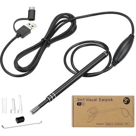 Resim Powermaster Pm-22161 3in1 Usb Kulak Muayene Endoskop Kamera Diğer 