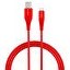 Resim Syrox C89 2.0A 1 M Metal Başlıklı USB-A - Micro USB Şarj ve Data Kablosu - Kırmızı 