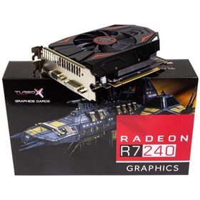 Resim Turbox Knight Zen Max R7 240 Amd GDDR5 128Bit Vga.Dvi.Hdmi Tek Fan 4GB Ekran Kartı 