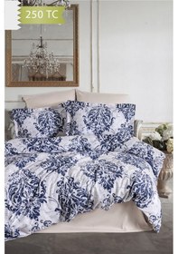 Resim Varol 250 Tc Bambu Karışımlı Pamuk Saten Nevresim Takımı Çift Kişilik - Tivoli Çok Renkli 