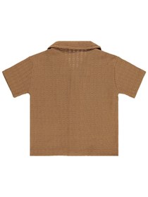 Resim Civil Boys Kare Dokulu Tatil Yaka 2-5 Yaş Gömlek - Kahve - Kahve / 2-3 Yaş 