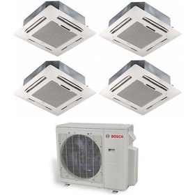 Resim Bosch 36000 BTU 1 Dış + 4 İç Ünite (12+12+12+12) Kaset Tipi Multi Inverter Klima 