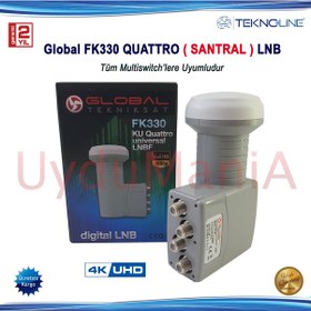 Resim Tekniksat Global Fk 330 Quattro - Santral Lnb 