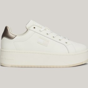Resim Tommy Hilfiger Beyaz Kadın Deri Sneaker EN0EN02711YBL 