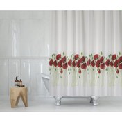 Resim Zethome Tropik Banyo Duş Perdesi 7081 Tek Kanat 1X120X200 Çok Renkli 