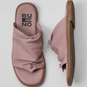 Resim Bueno Shoes Gül Kurusu Deri Kadın Parmak Arası Terlik 01wy2003 