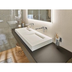 Resim Hansgrohe Metropol Çubuk Volan Ankastre Duvara Monte Lavabo Bataryası 225 