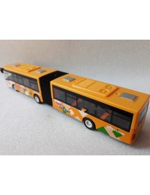 Resim Hepsilazım Otobüs Oyuncak Çekbırak Körüklü Yolcu Otobüsü Kırılmaz Şehir Metrobüs 22Cm 