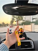 Resim OTOMOGARAJ Otomobil dikiz süsü boksör dikiz süsü boksör pikachu dikiz süsü ve oto anahtarlık 