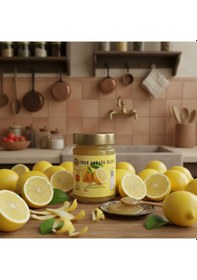 Resim 400 Gr %65 Meyveli Doğal Limon Kabuğu Reçeli 