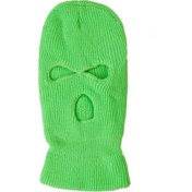 Resim Balaclava Kayak Maskesi Soyguncu Şapka Neon Yeşil Diğer 