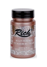 Resim Multi Surface Titanium Metalik Boya 90 Cc. N:2528 Antik Pembe No Color 