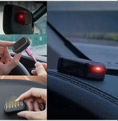 Resim Oldfriend Güneş Enerjili Led Araç Işığı Kırmızı Usb Şarjlı İç Ve Dış Mekan Dekor 