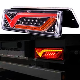 Resim 2 Adet Çok Amaçlı LED Stop Lambası, Yüksek Parlaklıkta Kamyon, Karavan, Otobüs, Minibüs ve Römork Fren & Geri Vites Işığı İçin Uygun 