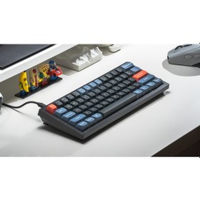 Resim Keychron V4-A1 QMK Custom K Pro Red Switch RGB HotSwap Mekanik Klavye 