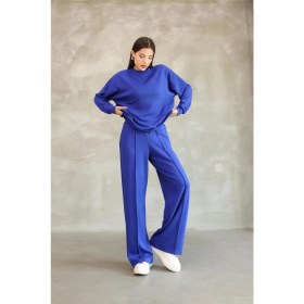 Resim Ponçik Modal Oyso Kumaş Eşofman Takımı Oversize Rahat Kalıp 24588 